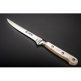 Couteau Steak la Fourmi, blanc nacré / lisse X6