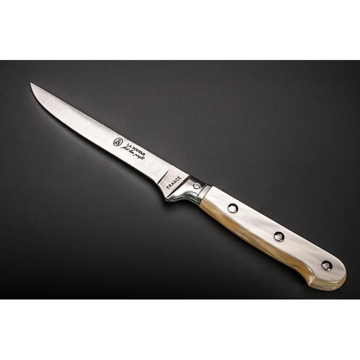 Couteau Steak la Fourmi, blanc nacré / lisse X6