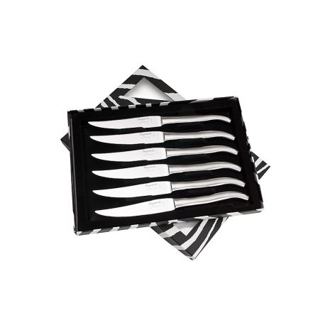 Laguiole de table Inox manche Brossé Lame Lisse