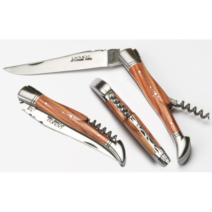 Laguiole 12 cm 2 pieces bois de rose
