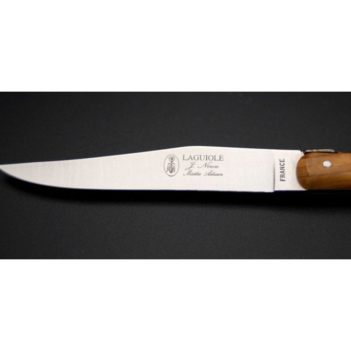 Laguiole de table La Fourmi manche Olivier x 6