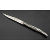 Laguiole de table La Fourmi manche Plexi gris x 6