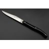 Laguiole de table La Fourmi manche Plexi noir x 6