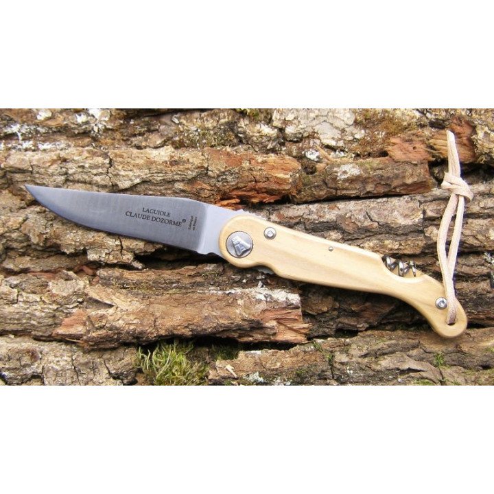 Laguiole Baroudeur Olivier 2 pièces  Claude Dozorme