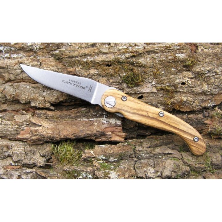 Laguiole Baroudeur Olivier 1 pièce  Claude Dozorme