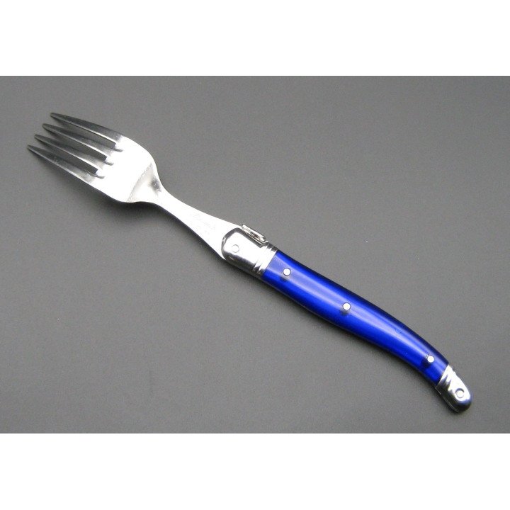 6 fourchettes Laguiole - Bleu