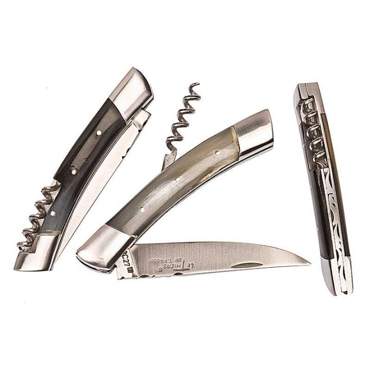 Thiers 11 cm 2 pieces corne grise veritable