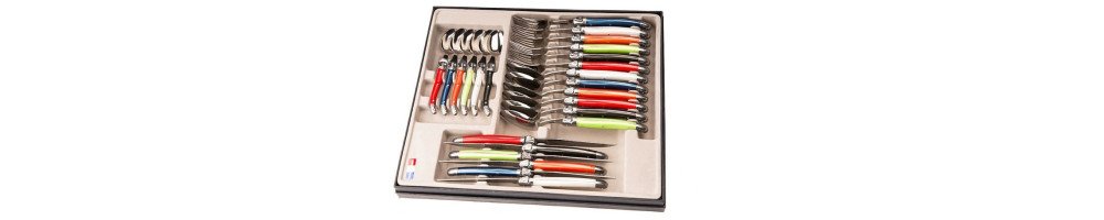 Ménagère 24 pièces couleur